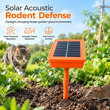 🌱 LIMITED-TIME 50% OFF! ⚡ Solar Garden Rodent Deterrent – Eco-friendly, Weatherproof, Hands-free 🌿