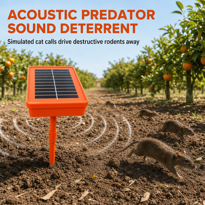 🌱 LIMITED-TIME 50% OFF! ⚡ Solar Garden Rodent Deterrent – Eco-friendly, Weatherproof, Hands-free 🌿