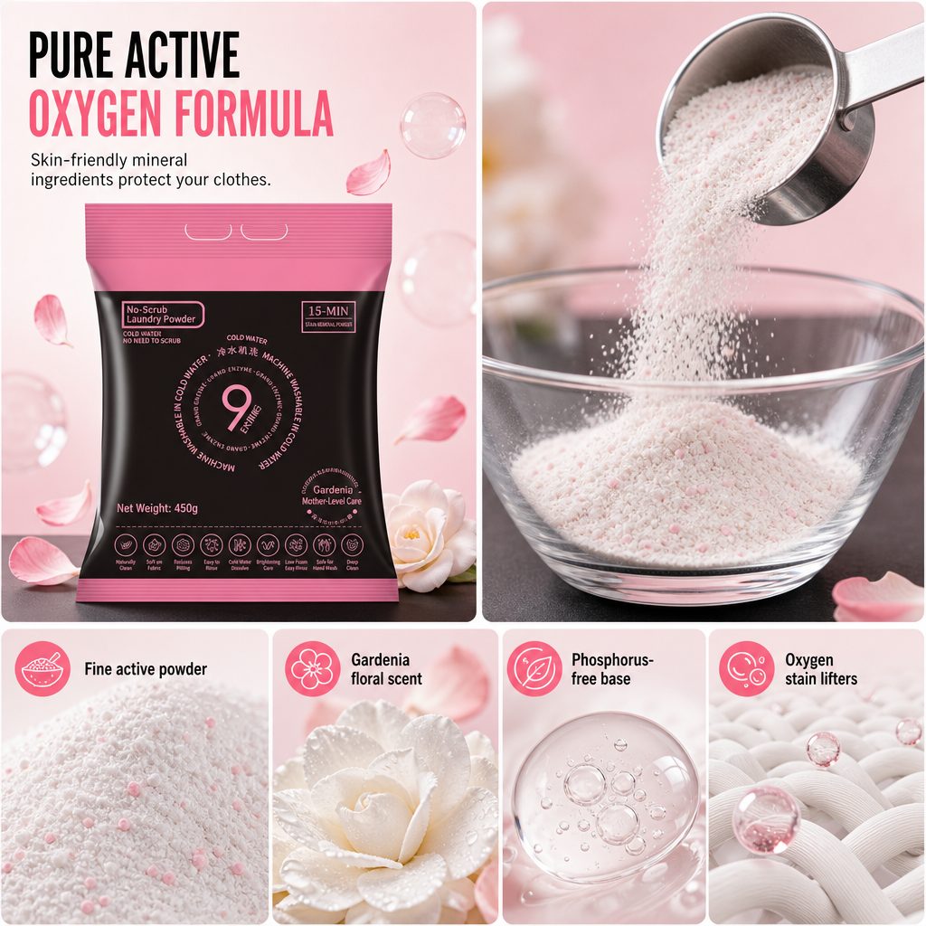 Household Deep Cleaning Laundry Detergent Powder