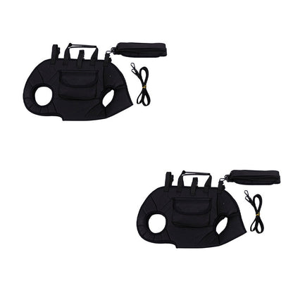 🐱🐶 2-in-1 Portable Pet Carrier/Sling/Tote | Breathable Blended Fabric, Padded Sponge Shoulder Strap🔄