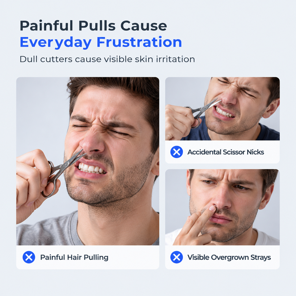 Portable Electric Nose and Ear Hair Trimmer