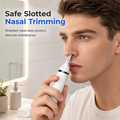 Portable Electric Nose and Ear Hair Trimmer