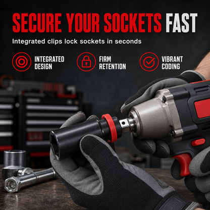 Quick Installation Electric Wrench Socket Retaining Clips
