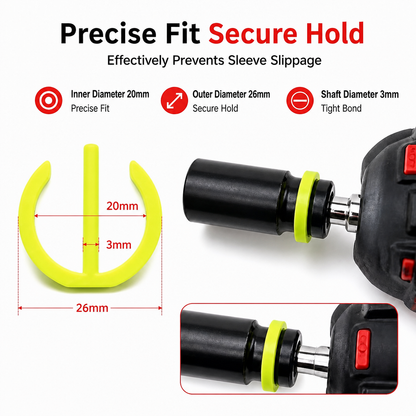 Quick Installation Electric Wrench Socket Retaining Clips