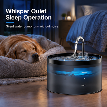 🐱 3.2L Smart Cat Water Fountain – Motion Sensor & 6-Layer Filtration